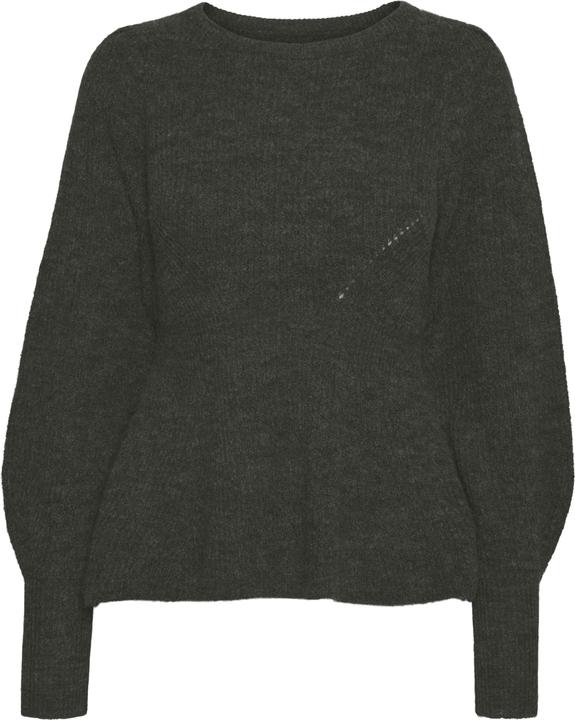Vero Moda VMFLAVOUR LS PEPLUM PULLOVER GA EXC Strickpullover (XS)