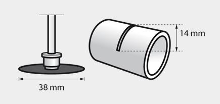 Produktbild Dremel EZ SpeedClic Starter-Set (SC-Aufspanndorn, 2 Metall-Trennscheiben Ø 38,0 mm)