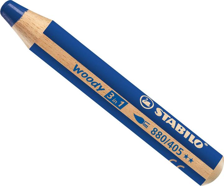 Produktbild STABILO woody 3 in 1 Buntstift (Ultramarinblau, 1 x)