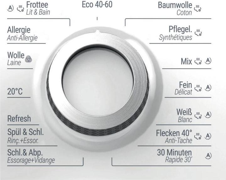 Image du produit Bauknecht Wm Bk 8a Ch N (8 kg, Gauche, Fiche CH)