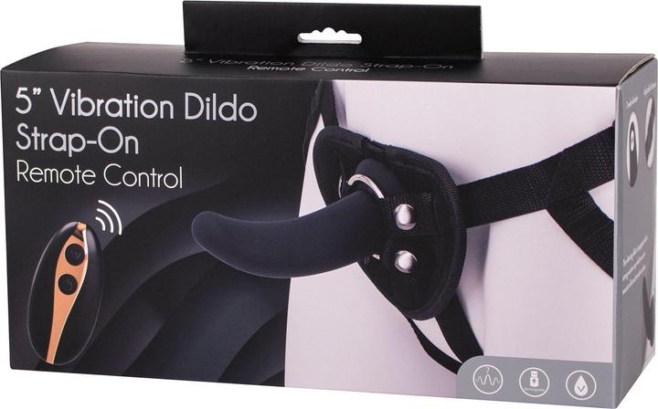 Actual product image Seven Creations Vibration Dildo Strap-On 5inch