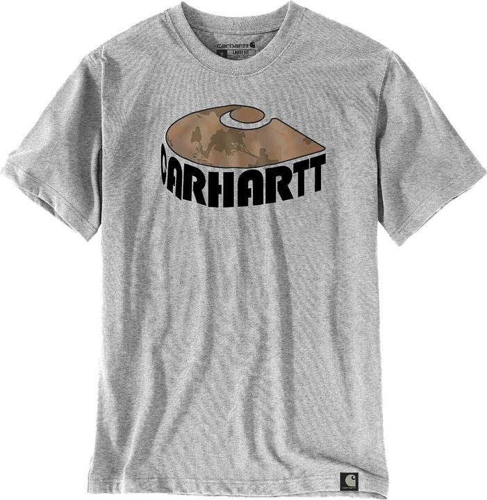 Actual product image Carhartt Koszulka Heavyweight Camo C Heather Grey (S)