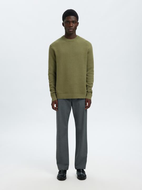 Image du produit Selected Slhdane Ls Knit Structure Crew Neck Noos (M)