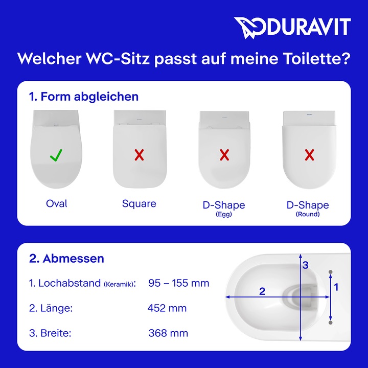 Image du produit Duravit Siège WC Univavo