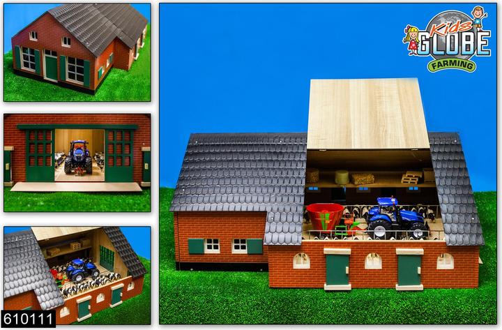 Actual product image Kids Globe Farming Farm house with stable