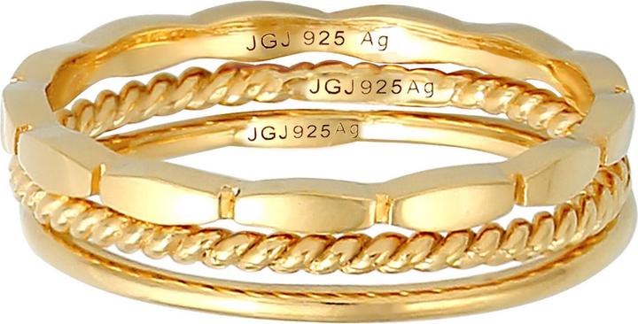 Produktbild Elli Geo, Ring Set, Twisted (52, 925 Silber)