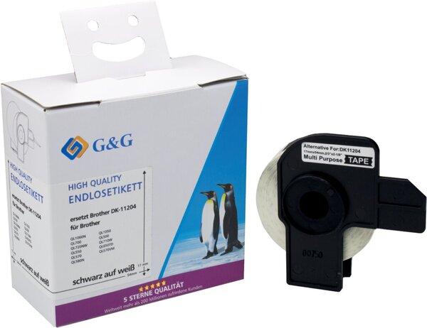Produktbild G&G Etiketten 17 x 54 mm 1 St. ET-B-G-11204 Adress-Etiketten