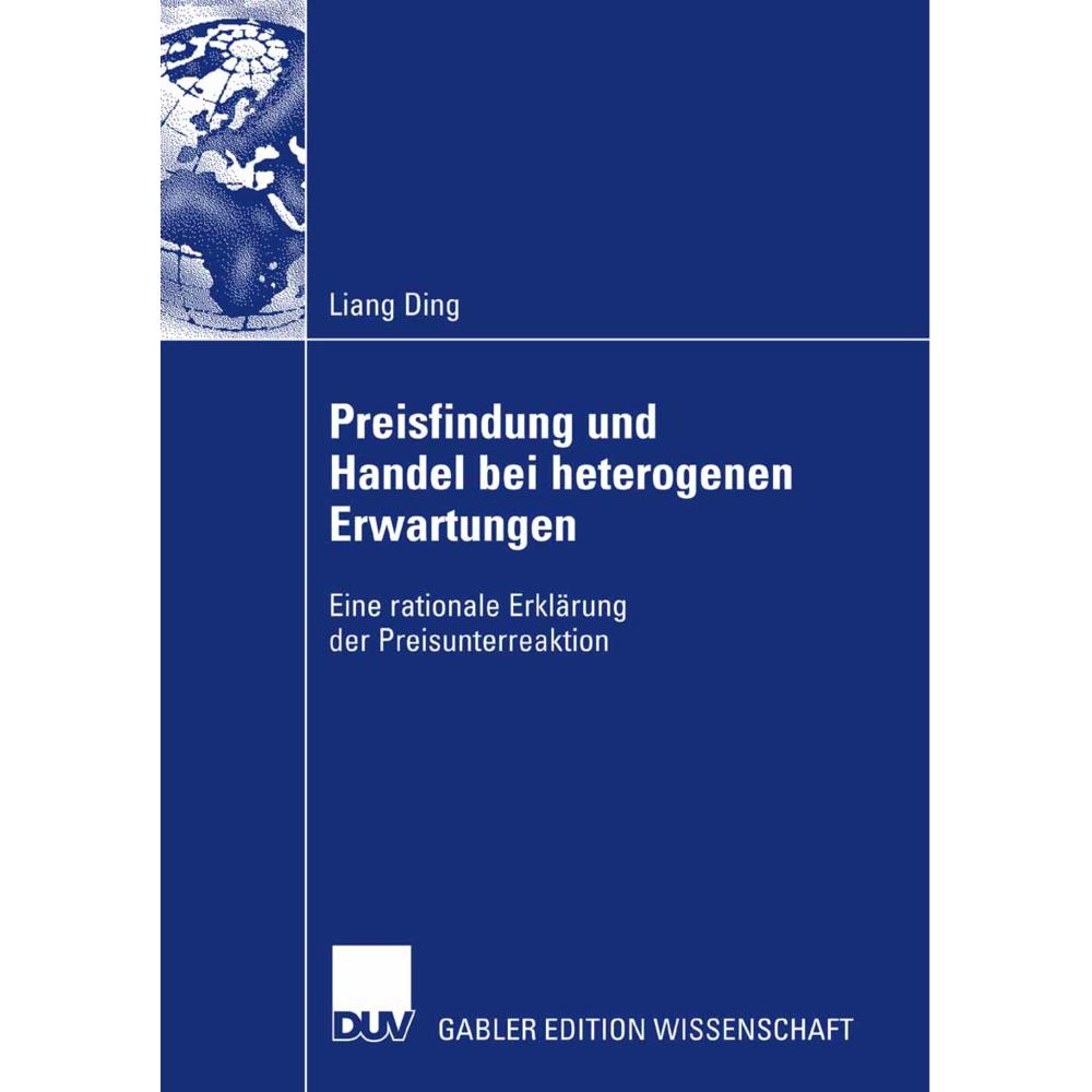 Preisfindung und Handel bei heterogenen Erwartungen, Fachbücher