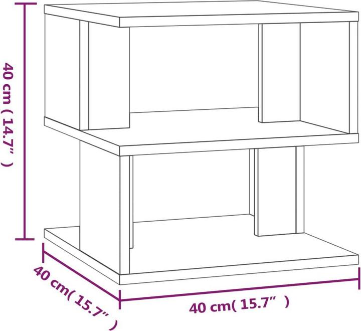 Image du produit vidaXL Beistelltisch