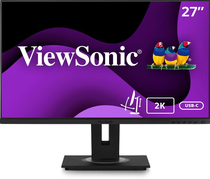 Produktbild Viewsonic VG2756-2K 68,6cm 27Zoll 16:9 QHD 2560x1440 Frameless SuperClear IPS LED Monitor with 5ms H (2560 x 1440 Pixel, 27")