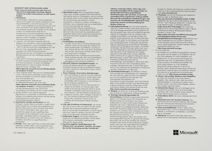 Productafbeelding Microsoft Windows Server 2022 Standard 24 Core, OEM, Duits (1 Gebruiker, onbeperkt)