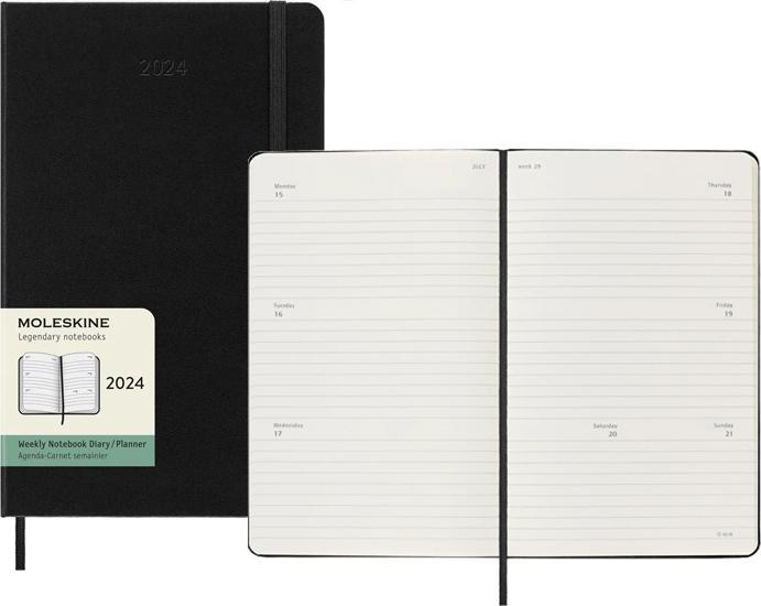 Produktbild Moleskine Geschäftsagenda (13 x 21 cm, Englisch)
