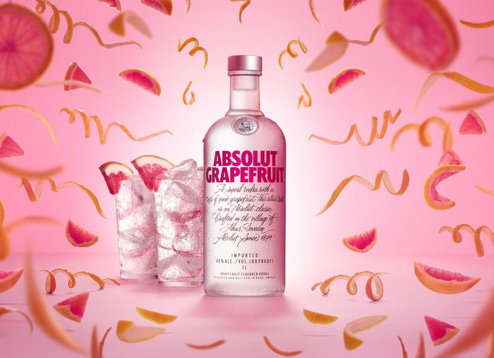 Produktbild Absolut GRAPEFRUIT 70 cl / 40 % Schweden (1 x 70 cl)