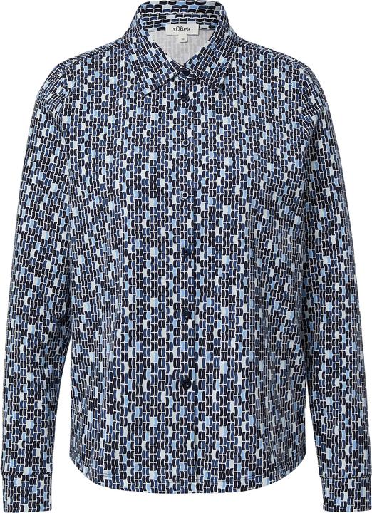 Immagine prodotto s.Oliver T-Shirt Elastische Jerseybluse mit All-over-Print (48)