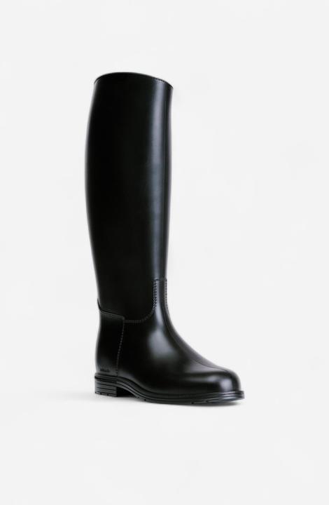 Immagine prodotto Fouganza Stivali da equitazione sintetici da donna/uomo - 100 nero (46)