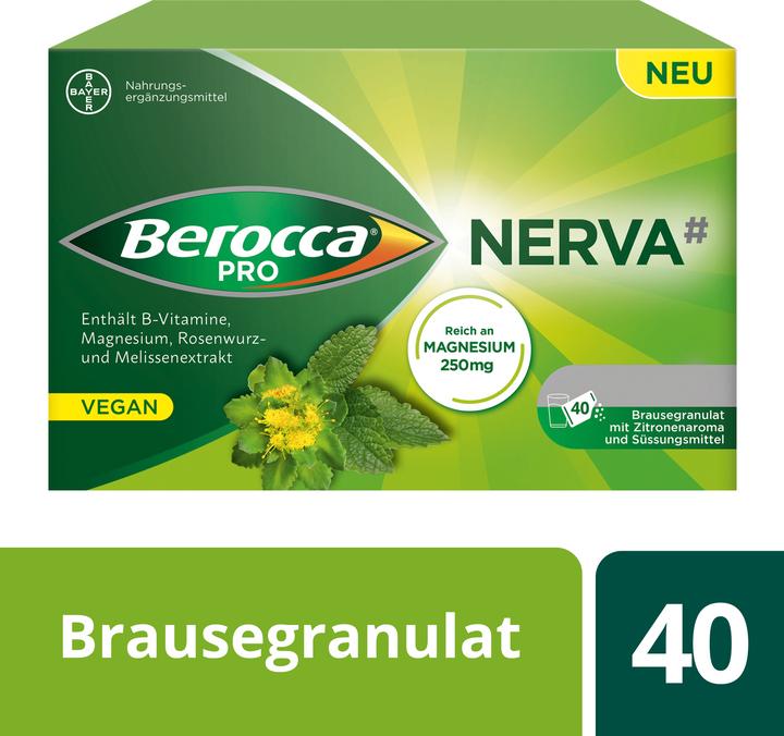 Actual product image Berocca PRO Pro Nerva Brausegran (40 Piece, Beutel, Granulate, 248 g)
