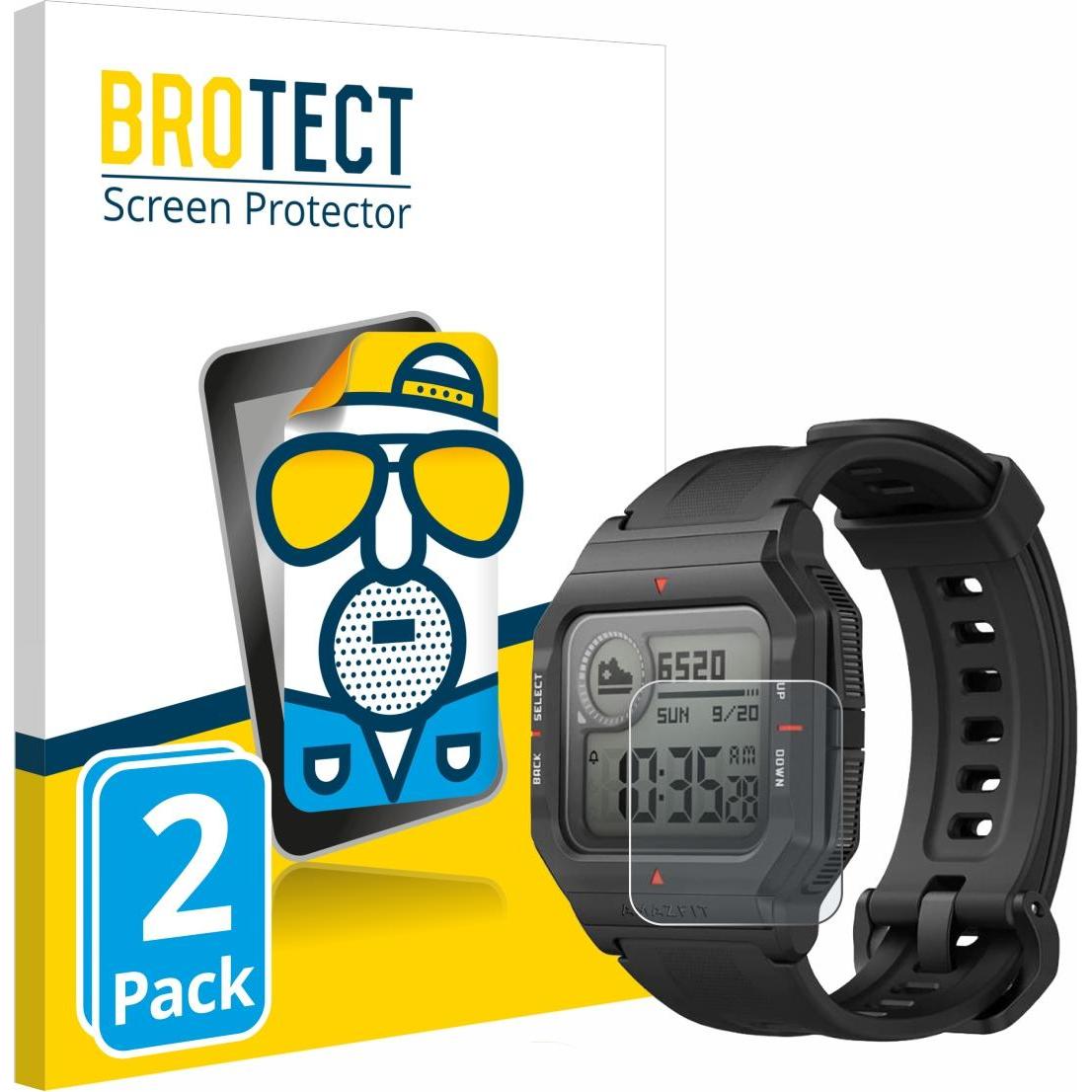 Thumbnail - BROTECT Entspiegelungs-Schutzfolie Displayschutz Matt, Smartwatch Schutzfolie, Grau