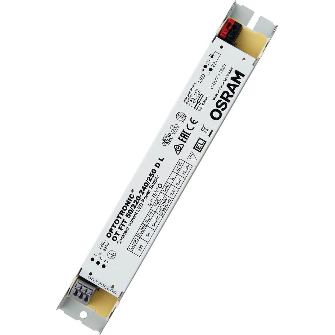 Osram, Zubehör Beleuchtung, OT FIT 50/220…240/250 D L