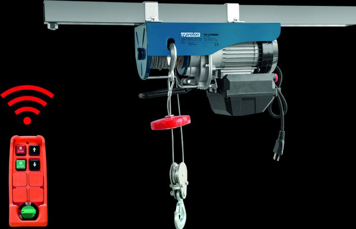 Produktbild Proton Seilwinde elektrisch SW-250MRC mit kabelloser Fernbedienung