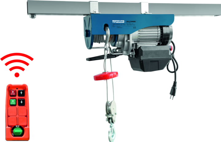 Immagine prodotto Proton Argano elettrico a cavo SW-250MRC con telecomando wireless