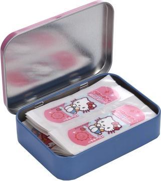 Actual product image Take Care Hello Kitty plasters in metal box (1 x)