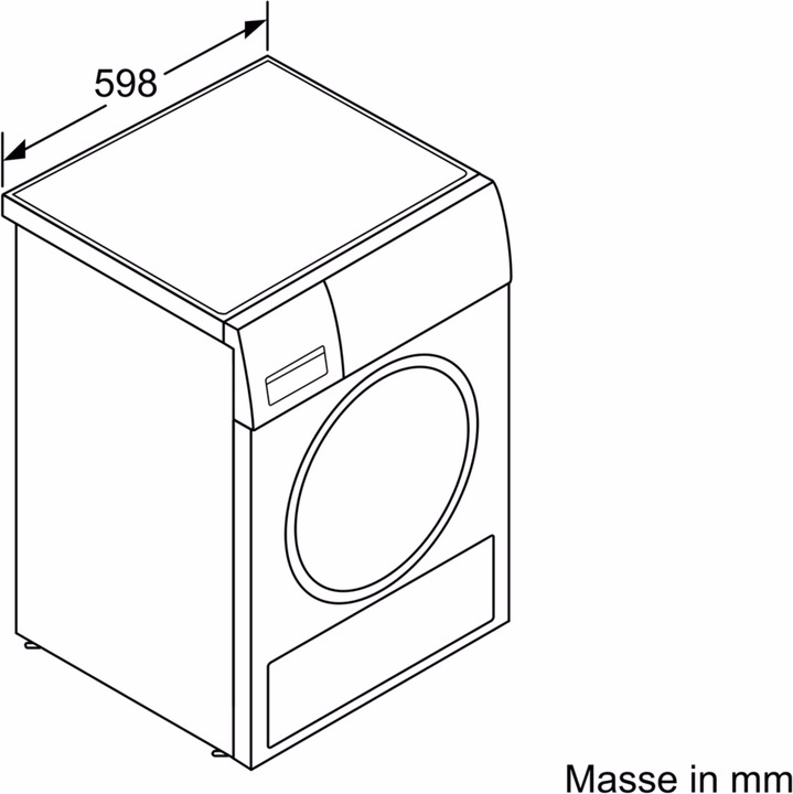 Immagine prodotto Siemens iQ800 WT7HXE90CH (9 kg, A destra, Spina CH)