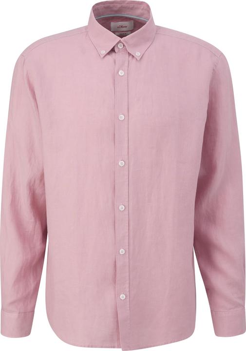 Image du produit s.Oliver Hemd Leinenhemd mit Button-Down-Kragen (XL)