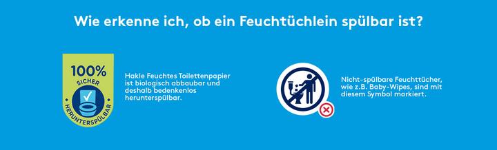 Produktbild Hakle Sensitive Sauberkeit (168 Stück)