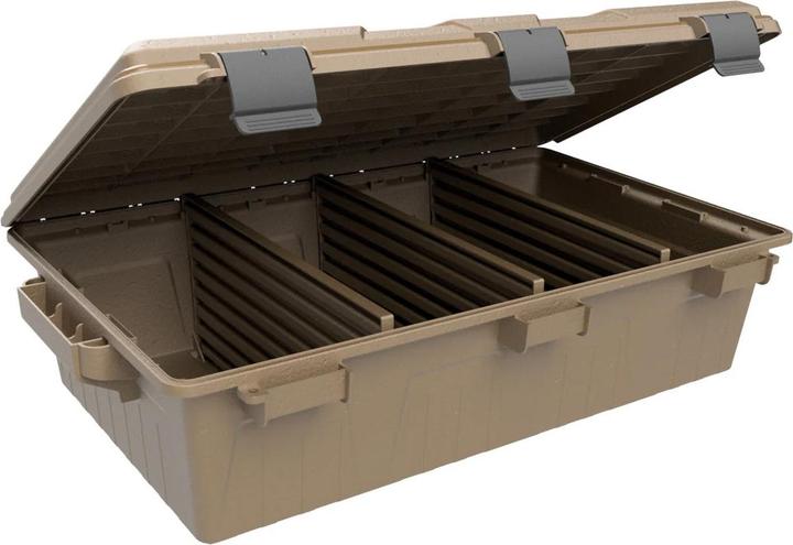 Actual product image MTM Case-Guard Ammo Crate Divided Utility Box, Dark Earth (42.90 cm)