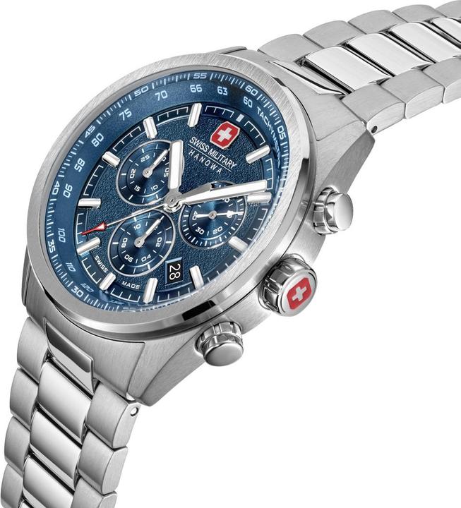 Immagine prodotto Swiss Military Hanowa Navalus Pro Chrono (Fatto in Svizzera, Cronografo, 43 mm)