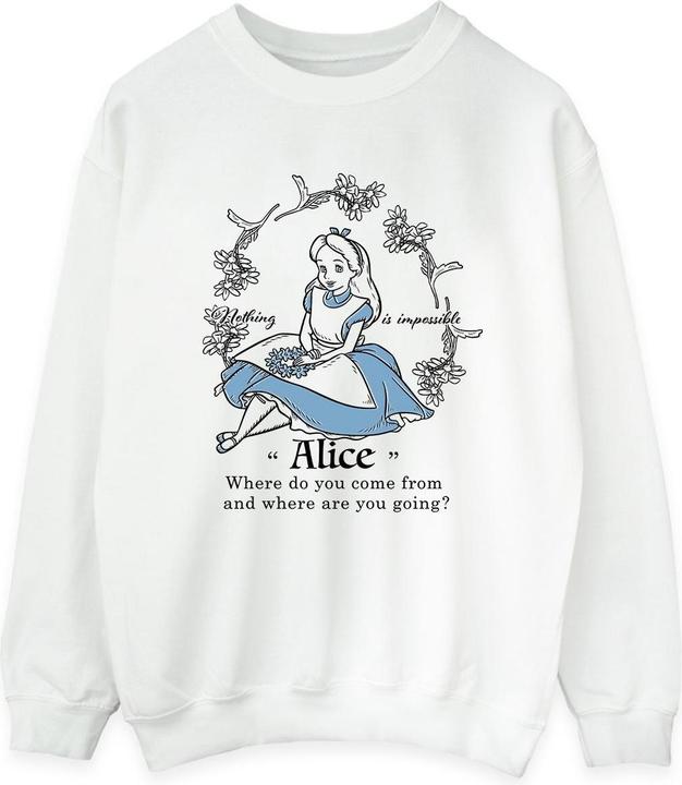 Produktbild Alice In Wonderland Nothing Is Impossible Sweatshirt (S)