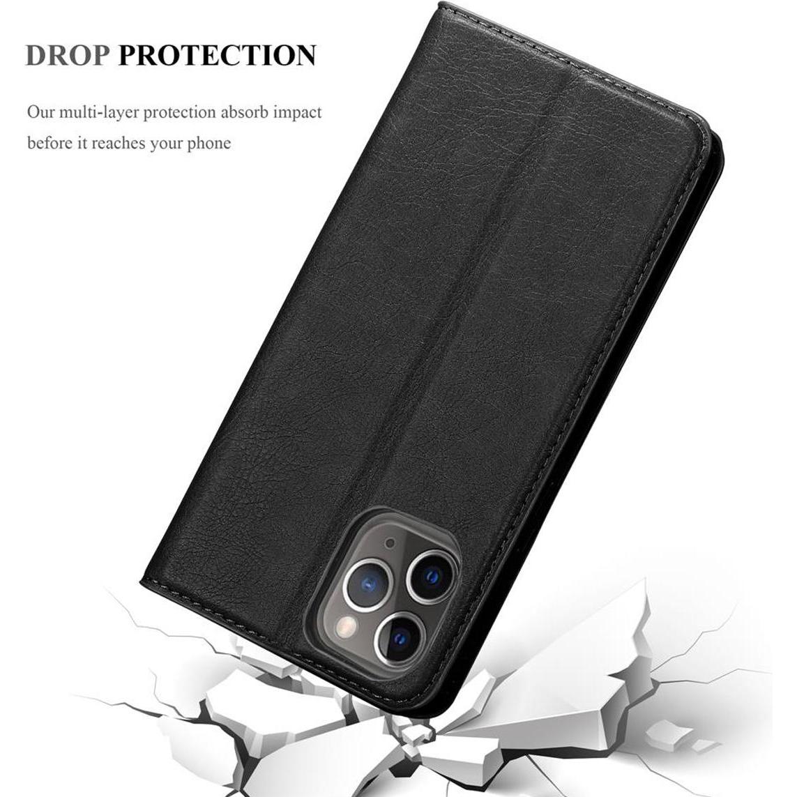 Thumbnail - Cadorabo Book Invisible Magnet Cover (Apple iPhone 12 Pro Max), Smartphone Hülle, Schwarz