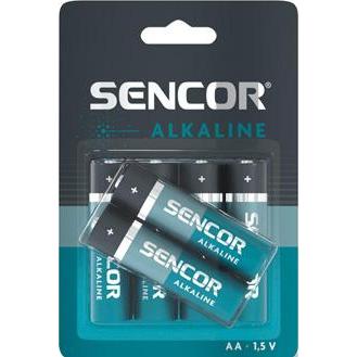 Sencor Einmal alkalisch Batterie AA, 6-pack (6 pz.), Batterie + pile