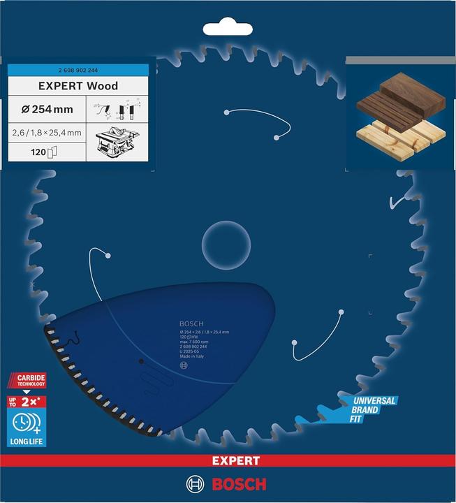 Productafbeelding Bosch Professional Zubehör Lama per Sega Circolare per Legno Esperto