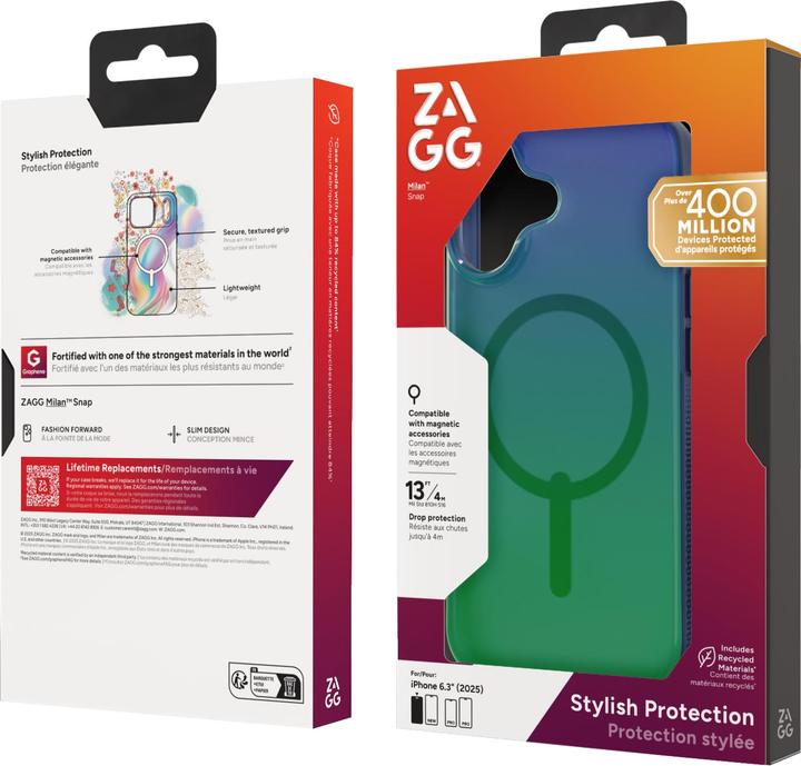 Immagine prodotto Zagg Case für Apple iPhone 17 Milan Snap raven feather (Apple iPhone 17)