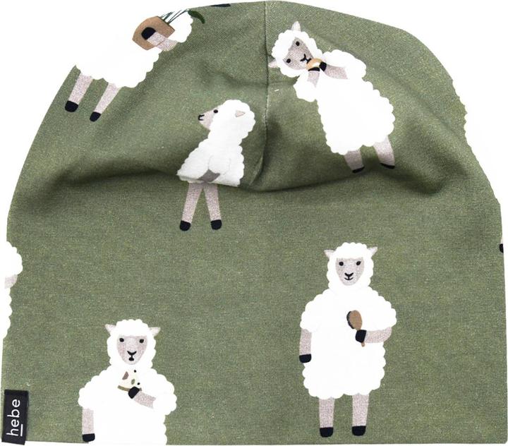 Actual product image Hebe Mütze mit grünem Schafsaufdruck