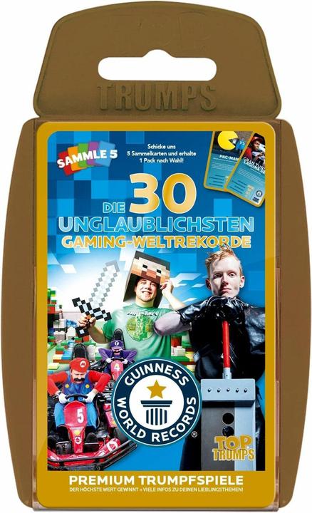 Image du produit Unique Top Trumps Guinness World Records - Les 30 records mondiaux de jeu les plus incroyables (Allemand)