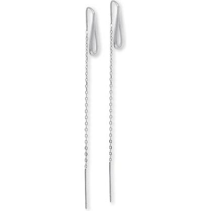 Brilio, Ohrringe, Silver - Long silver earrings 431 001 02812 04