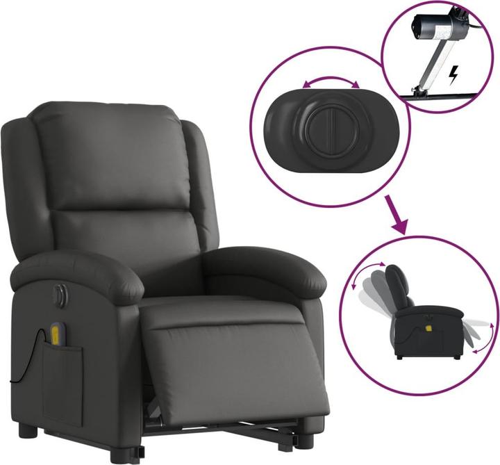 Image du produit vidaXL Massagesessel mit Aufstehhilfe