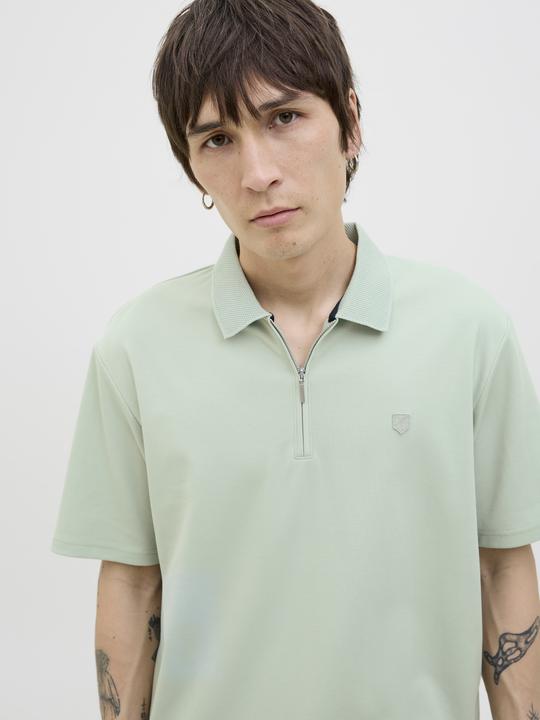 Produktbild Jack & Jones Jprrodney Ss Zip Polo Styd Ss25 (L)