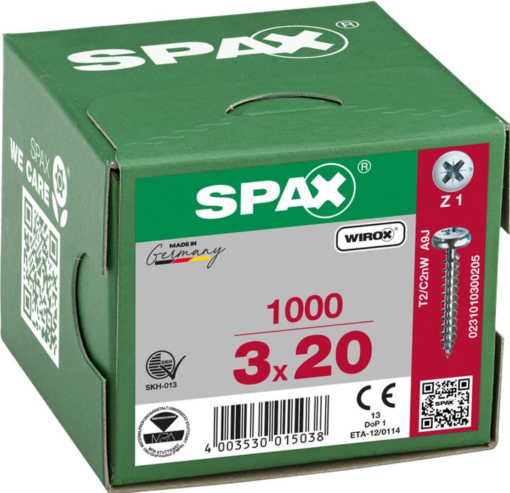 Produktbild Spax Spanplattenschrauben (1000 Schrauben pro Stück)