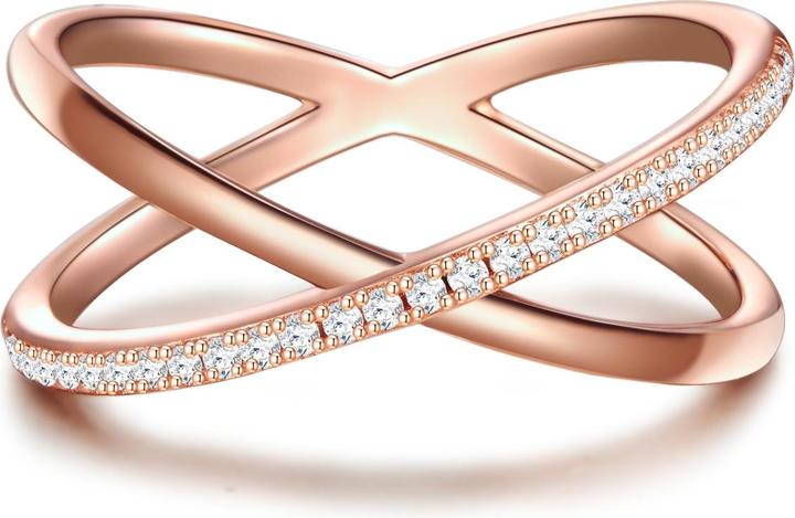 Immagine prodotto Glanzstücke München Donna Argento Cubico Zirconia Oro Rosa - 31982 (50, 925 Argento)