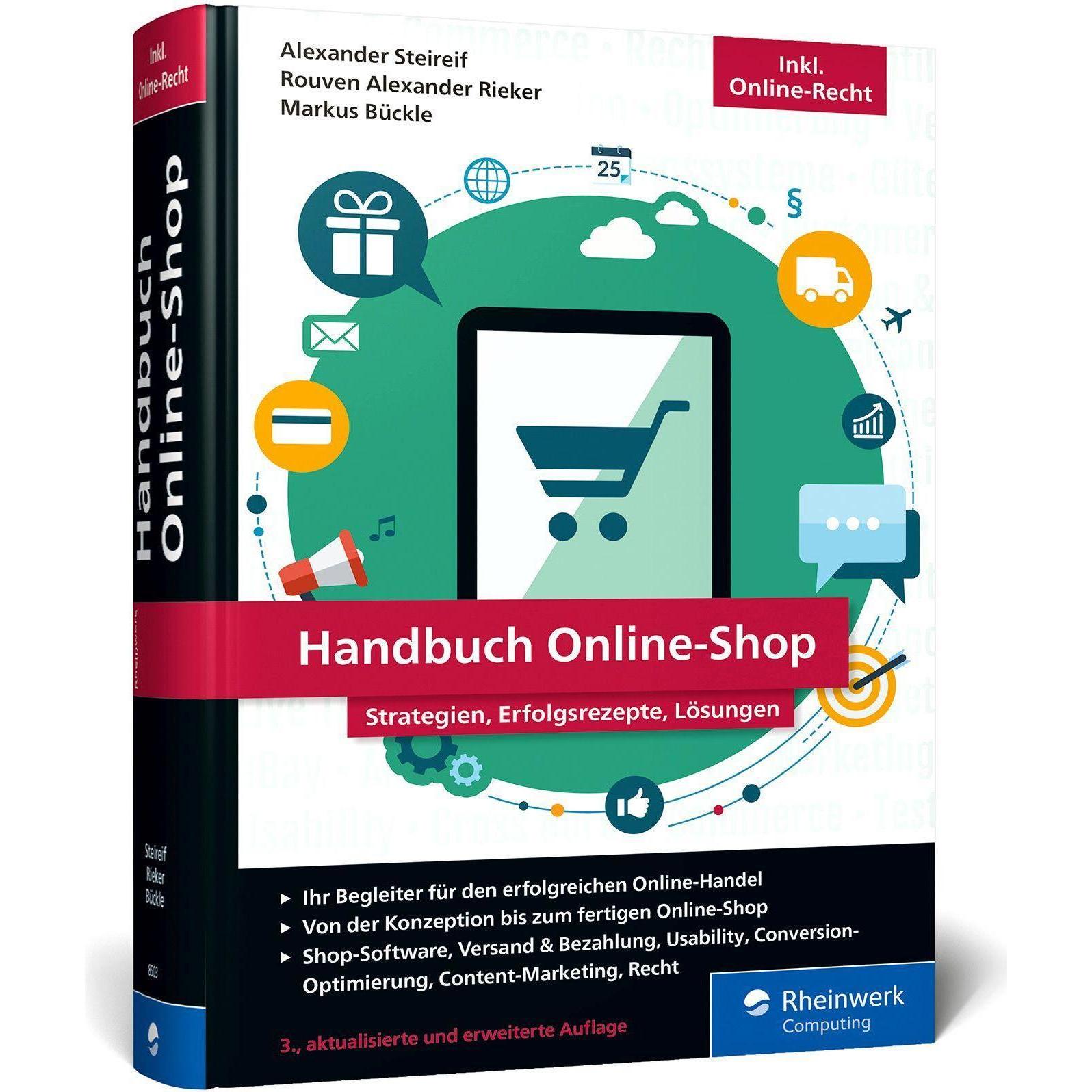 Handbuch Online-Shop, Fachbücher von Markus Bückle, Alexander Steireif