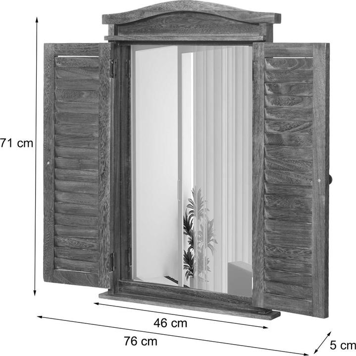 Actual product image Swisshandel24 Mirror window (46 x 71 cm)