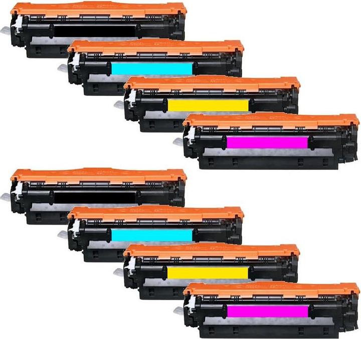 Actual product image Hermex Compatible Canon I-Sensys MF724cdw toner cartridges (M, Y, FC, C)