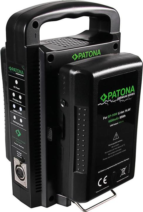 Actual product image Patona V-Mount Dual (Camera battery charger)