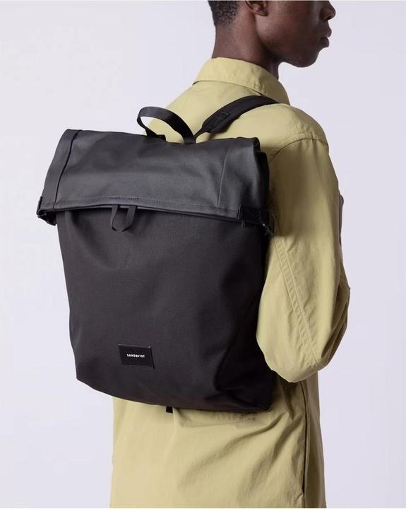 Actual product image Sandqvist Laptop Rugzak / Rugtas / Laptoptas / Werktas - Alfred - Groen - 13 inch (22 l)