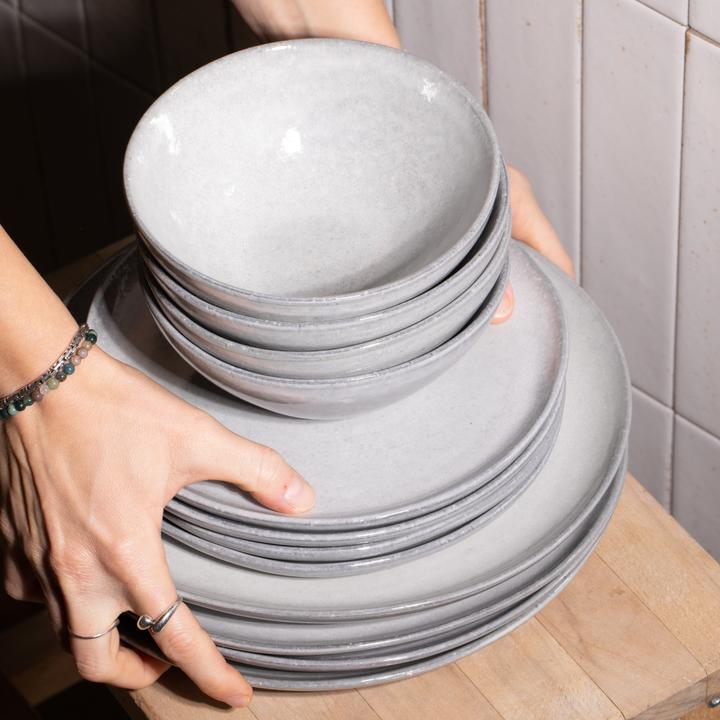 Actual product image Atelier Agave Basic Tableware Set 12-pieces Midnight Grey (12 pcs.)