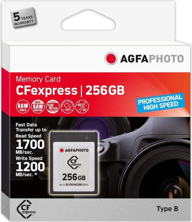 AGFAPHOTO CFexpress (256 GB, CFexpress Typ B)