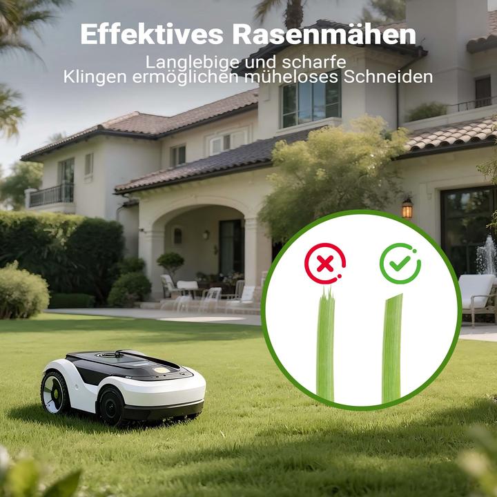 Produktbild Wiltec Rasenroboter Messer Set Titan V2 35x18mm 18 Stück Mähroboter Rasenmäher (Mähroboter, Rasenmäher Messer + Ersatzmesser Gartenmaschinen)